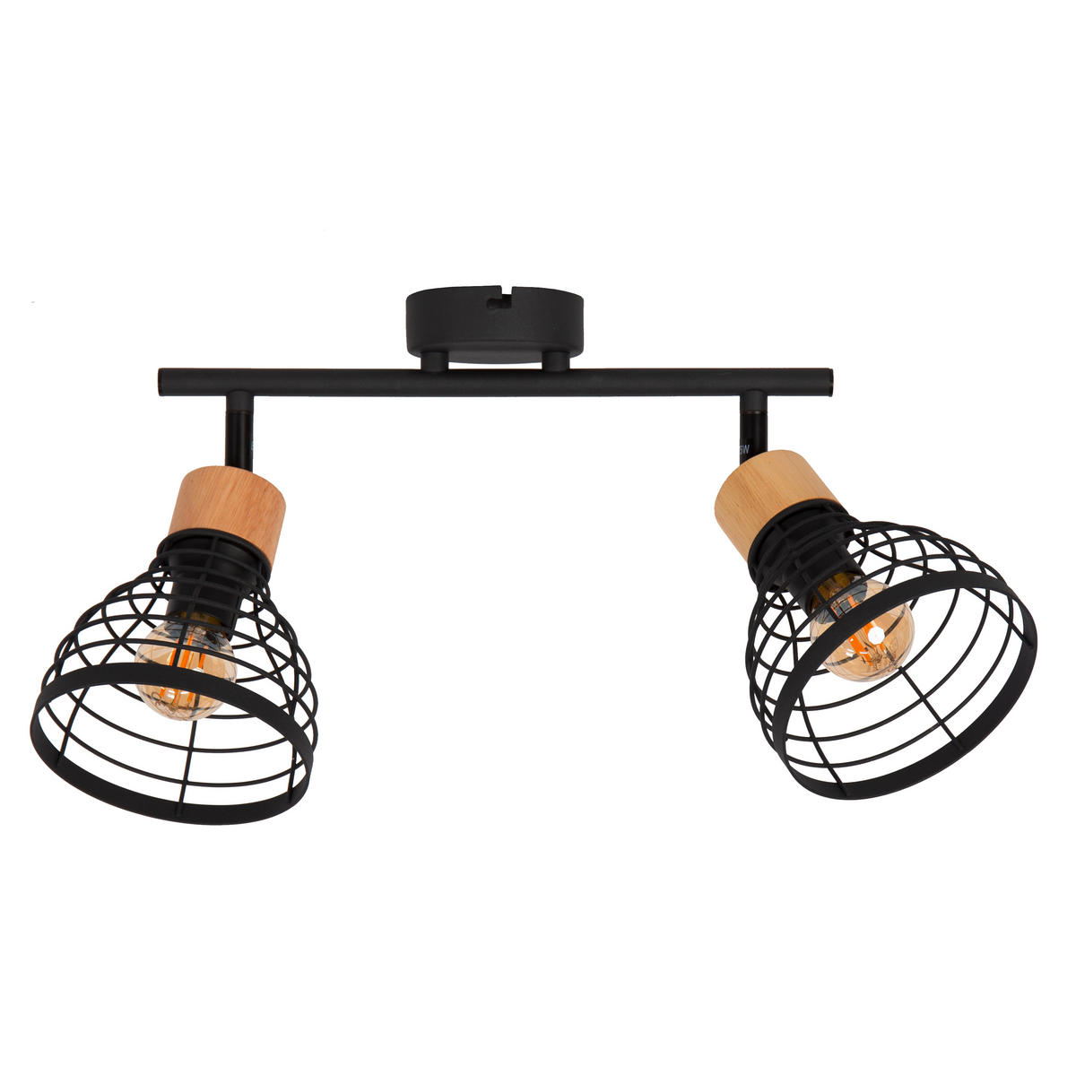 REFLEKTOR  ESPEN   12/30/20 cm          - črna/rjava, Trend, kovina/les (12/30/20cm)