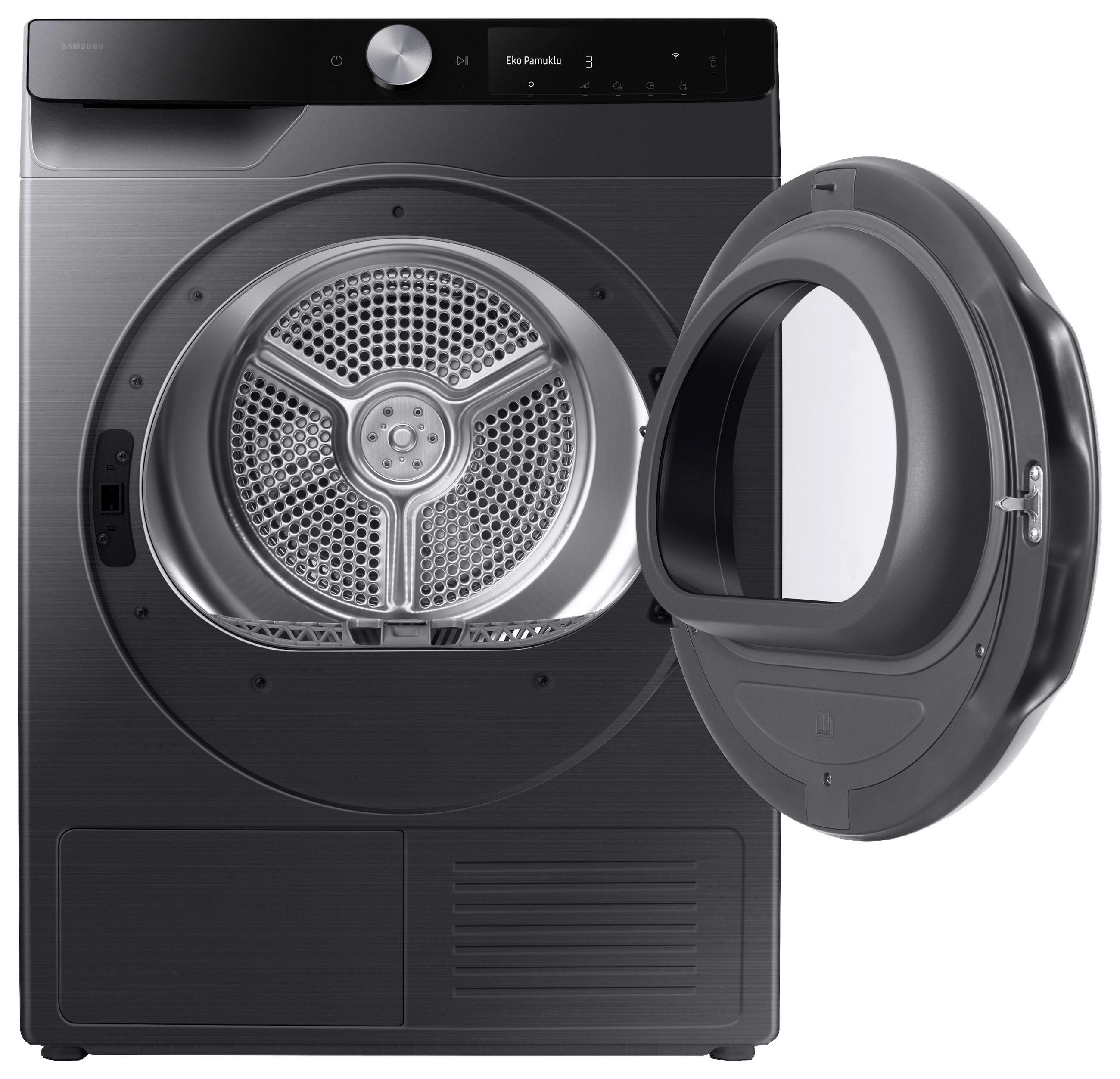 TROCKNER DV90DG6845LBU2  - Schwarz, Basics, Glas/Kunststoff (60/85/60cm) - Samsung