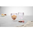 KAFFEEGLAS - Rosa, KONVENTIONELL, Glas (8,8/8,9cm) - Novel