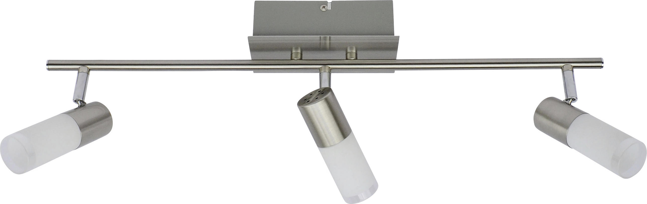 LED-STRAHLER 60/15/8 cm   - Chromfarben, Design, Glas/Metall (60/15/8cm) - Novel