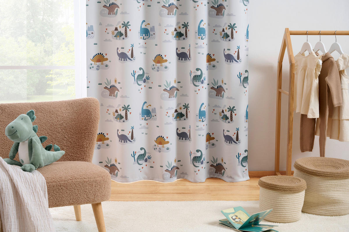 DĚTSKÝ ZÁVĚS, zatemnění,  - vícebarevná, Design, textil (140/245cm) - Ben'n'jen