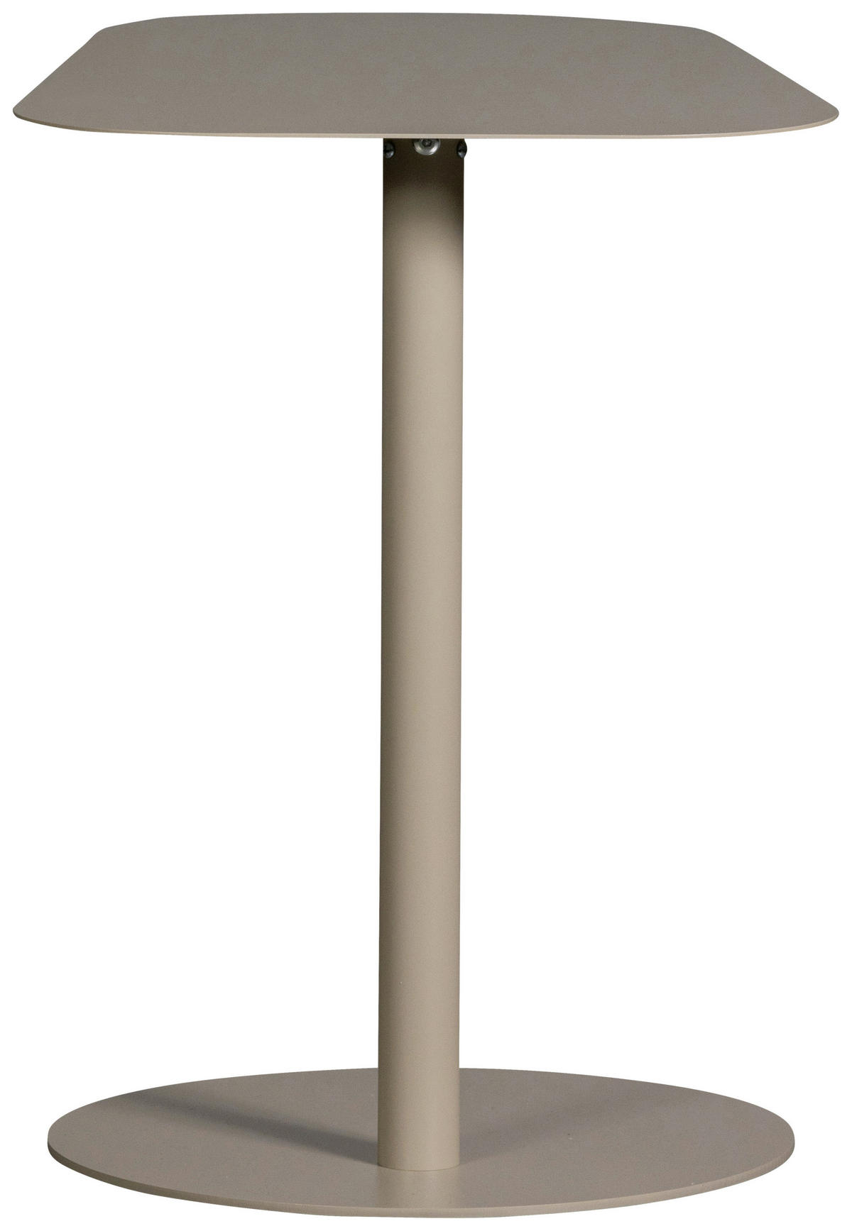 BEISTELLTISCH in Metall 50/38/50 cm  - Hellgrau, Design, Metall (50/38/50cm) - Livetastic