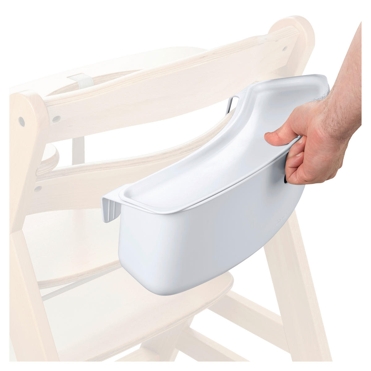 AUFBEWAHRUNGSBOX 2er SET ALPHA +  - Weiß, Basics, Kunststoff (26/16/47cm) - Hauck