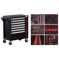 WERKSTATTWAGEN 79,51/96,97/45,5 cm  - Rot/Schwarz, Basics (79,51/96,97/45,5cm)