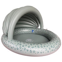 KINDERSCHWIMMBECKEN GREEN LEOPARD 100/77 cm  - Grün, Trend, Kunststoff (100/77cm)