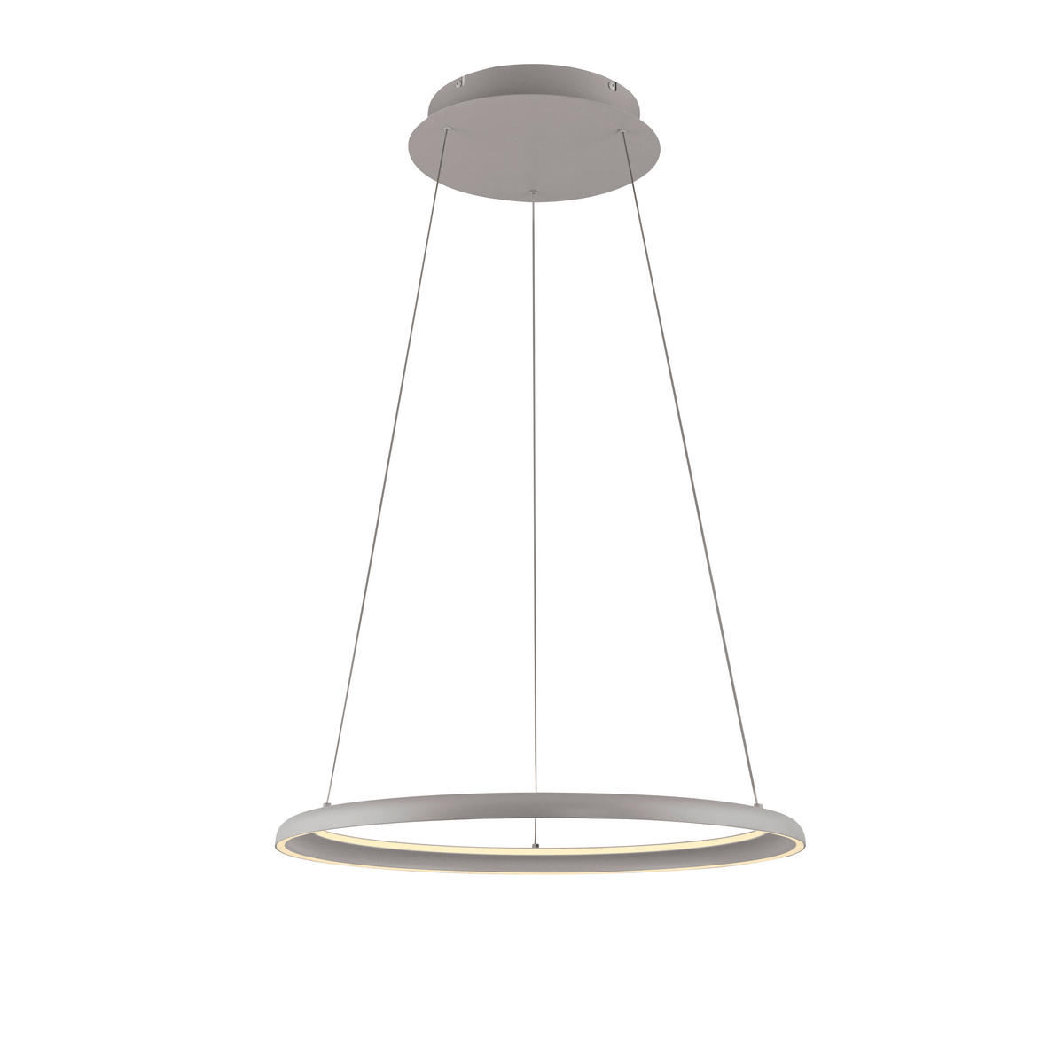 LED-PENDELLEUCHTE SW QUILLO 60/60/180 cm   - Sandfarben, Design, Kunststoff/Metall (60/60/180cm) - Schöner Wohnen