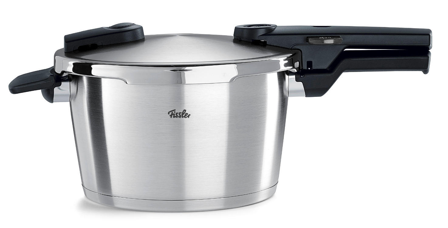 SCHNELLKOCHTOPF VITAQUICK 4,5 L  - Edelstahlfarben/Silberfarben, Basics, Metall (22cm) - Fissler