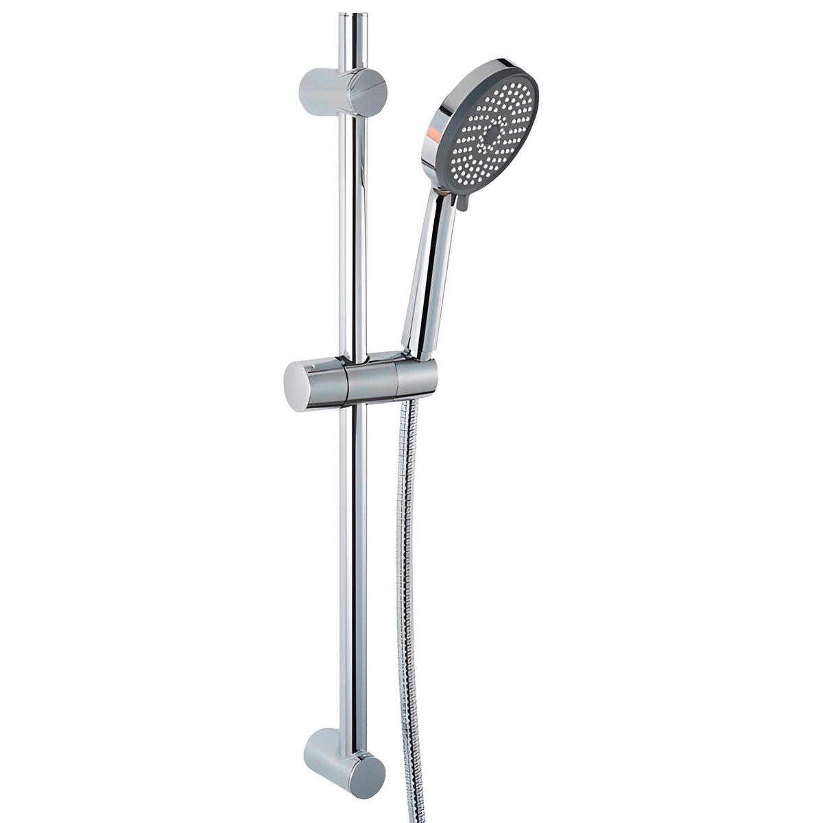 BRAUSEHALTERUNG   - Chromfarben, Basics, Kunststoff (11,7/4,2/4cm) - Wenko