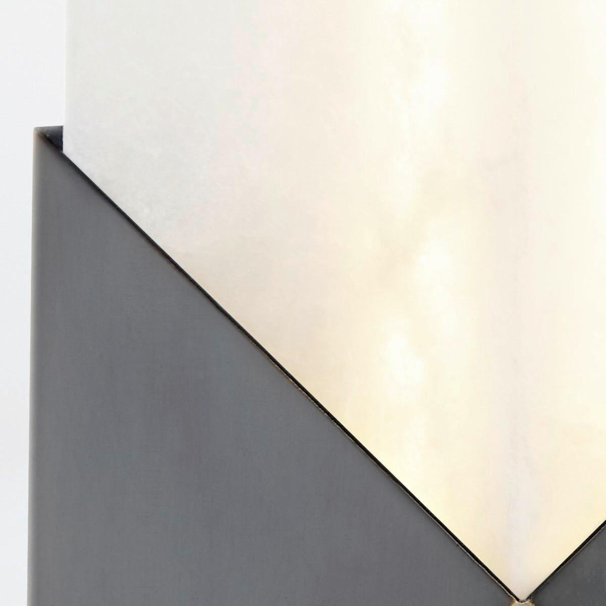 LED-WANDLEUCHTE    - Braun, KONVENTIONELL, Stein/Metall (30,5/11,7/6,6cm) - Elstead Lighting