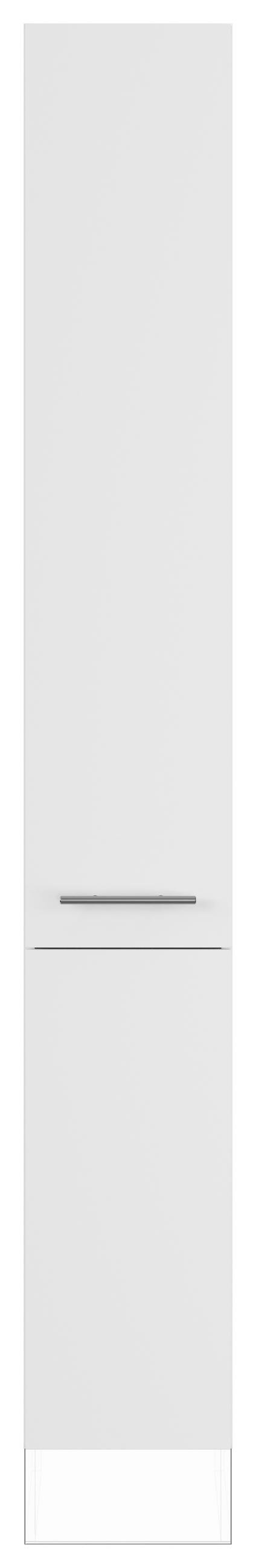 APOTHEKERSCHRANK 30/220,6/57,6 cm  in Weiß  - Edelstahlfarben/Weiß, Basics, Holzwerkstoff/Metall (30/220,6/57,6cm) - Impuls