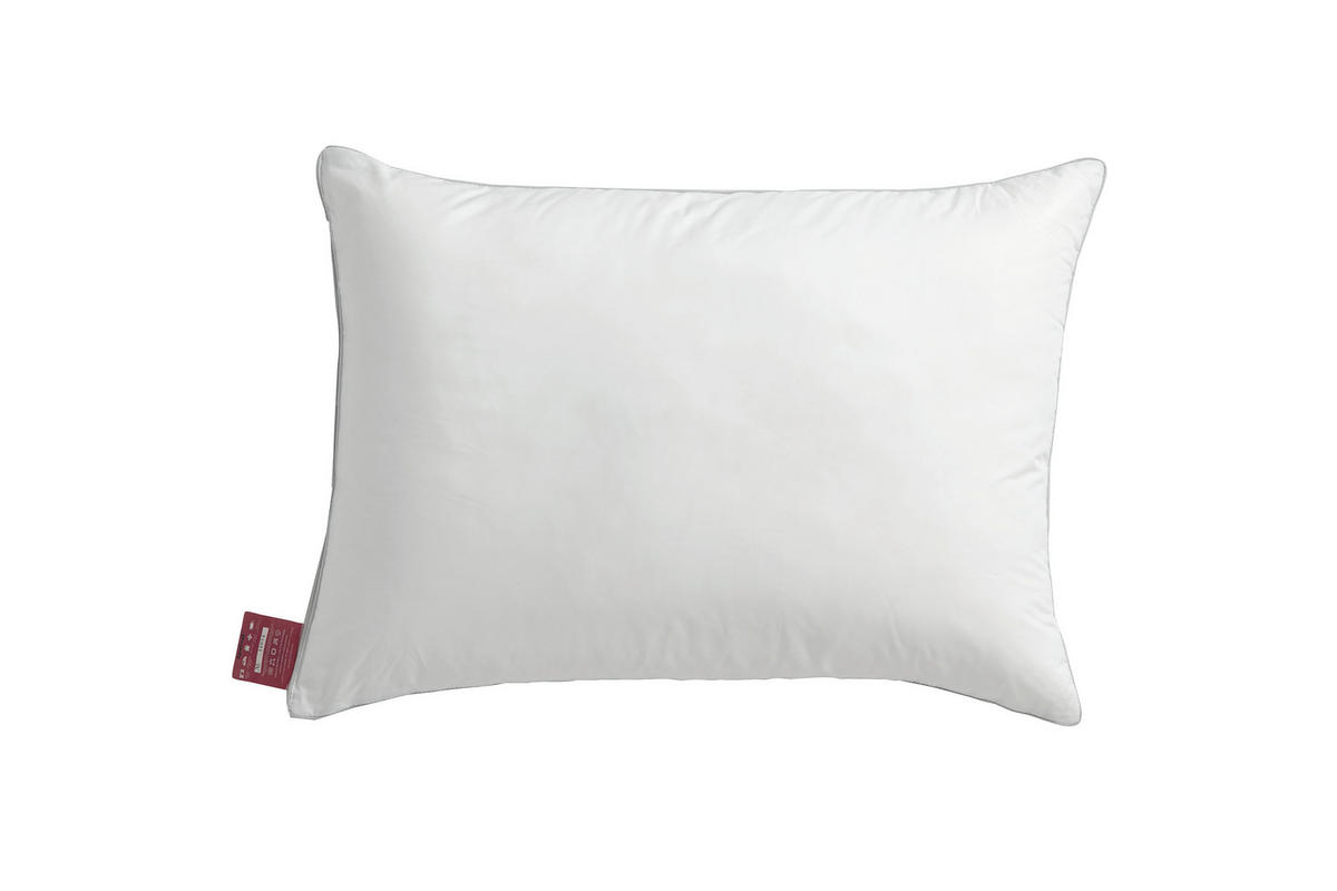 KOPFPOLSTER  Heimtextilien  - Weiß, Basics, Textil (40/80/2cm) - Yatas