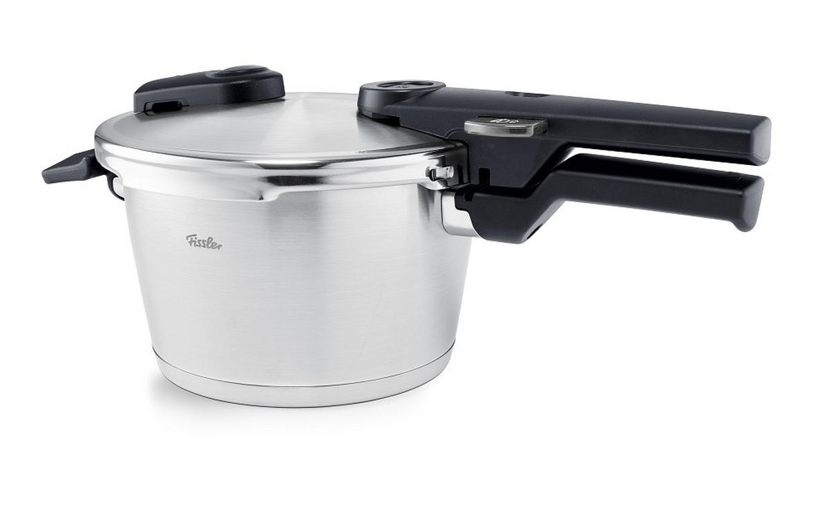 SCHNELLKOCHTOPF VITAQUICK® PREMIUM satiniert 2.5 L  - Edelstahlfarben/Silberfarben, Basics, Metall (15/16,5cm) - Fissler