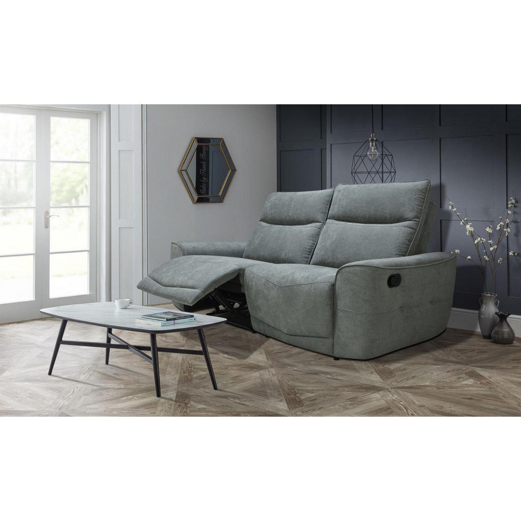 Thumbnail - Celina Home 2,5-Sitzer, Grau, Metall, Kunststoff, Textil, Füllung: Polyester, 203x99x96 cm, Fsc, Bsci, DIN EN ISO 9001, ...