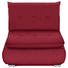 SCHLAFSESSEL in Textil Bordeaux - Chromfarben/Bordeaux, Design, Textil/Metall (94/86/83cm) - Novel SCHLAFSESSEL in Textil Bordeaux - Chromfarben/Bordeaux, Design, Textil/Metall (94/86/83cm) - Novel