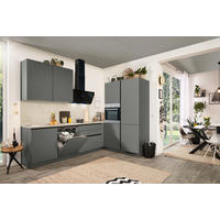 ECKKÜCHE 276/183 cm  in Anthrazit  - Anthrazit, Basics, Holzwerkstoff (276/183cm) - Welnova