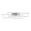 LED-DECKENLEUCHTE 70/34,5/9,5 cm   - Alufarben, Design, Kunststoff/Metall (70/34,5/9,5cm)