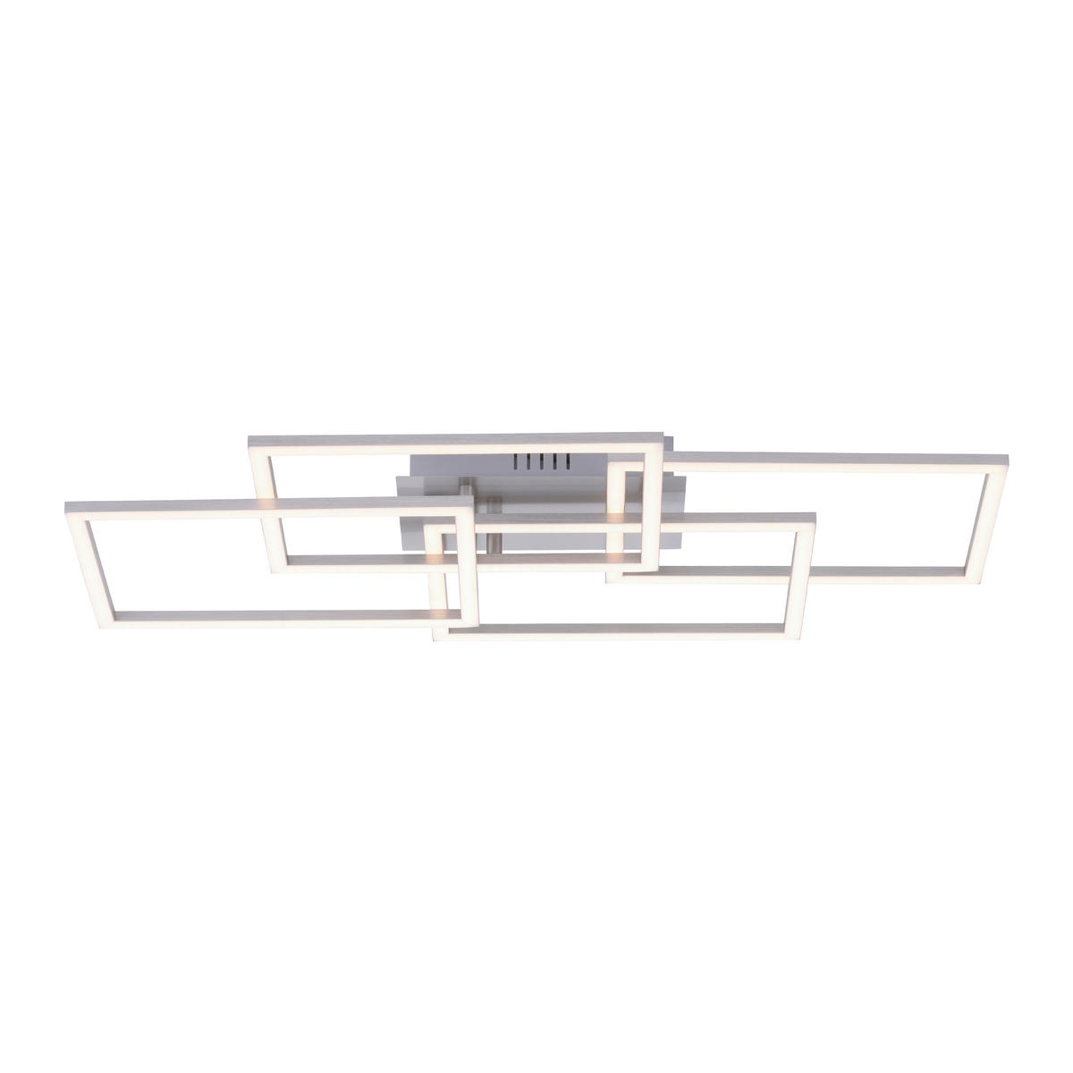 LED-DECKENLEUCHTE 70/34,5/9,5 cm   - Alufarben, Design, Kunststoff/Metall (70/34,5/9,5cm)