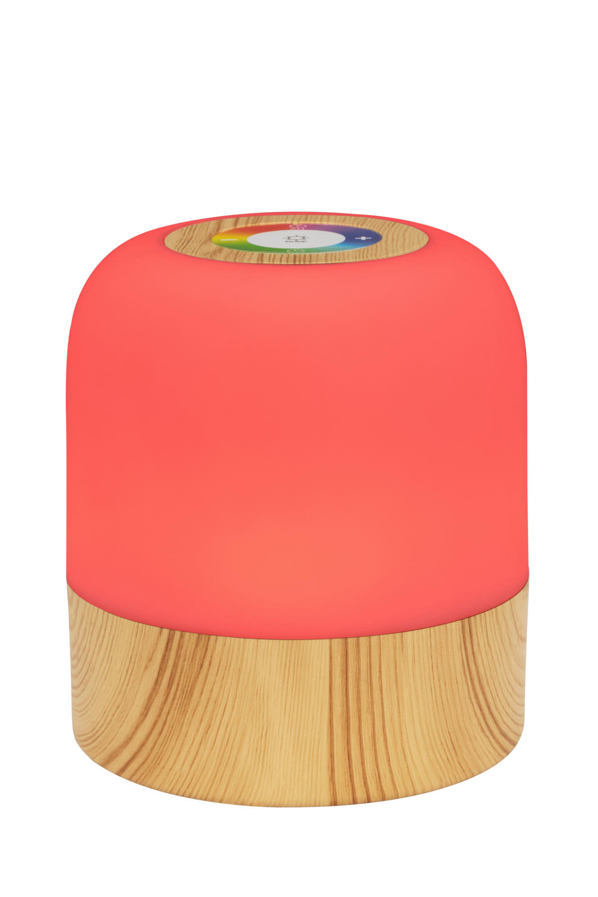 AKKU-TISCHLEUCHTE 7/8 cm   - Eschefarben/Weiß, LIFESTYLE, Kunststoff (7/8cm) - Novel