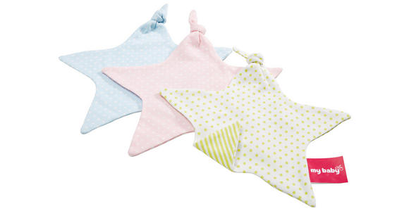 SCHMUSETUCH - Blau/Weiß, Basics, Textil (25cm) - My Baby Lou