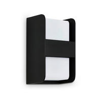 KÜLTÉRI FALILÁMPA - Basics, fém (12/11,5/21,5cm)