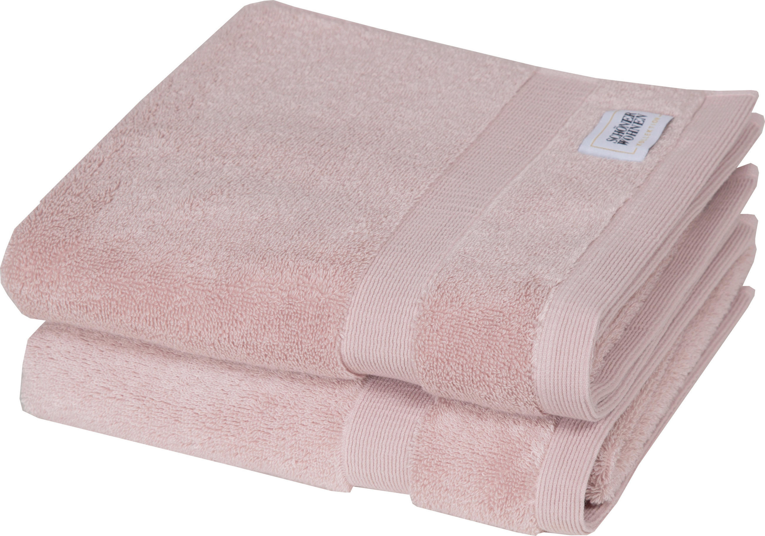 Handtuch 2er-Set SW-Cuddly Altrosa 2-teilig  - Altrosa, Basics, Textil (50/100cm) - Schöner Wohnen