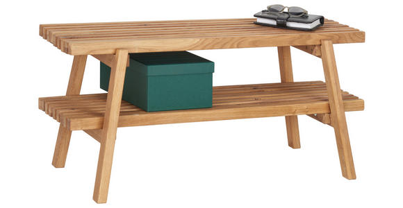 GARDEROBENBANK  in 100/45/40 cm  - Eichefarben, Natur, Holz (100/45/40cm) - Linea Natura