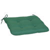 SITZKISSEN   38/5/37 cm  - Smaragdgrün/Dunkelgrün, KONVENTIONELL, Textil (38/5/37cm)
