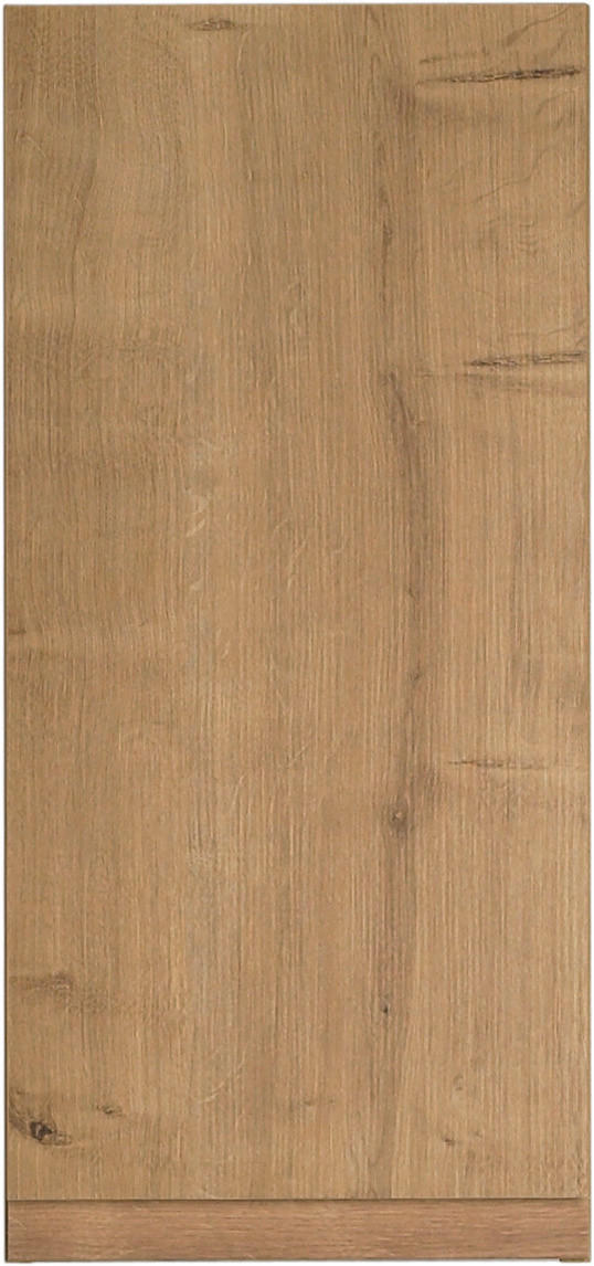 HÄNGESCHRANK 30/64/17 cm  - Eichefarben, Design, Glas/Holzwerkstoff (30/64/17cm)