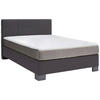 BOXSPRINGBETT 120/200 cm  in Anthrazit  - Anthrazit/Graphitfarben, Design, Holz/Textil (120/200cm) - Hom`in