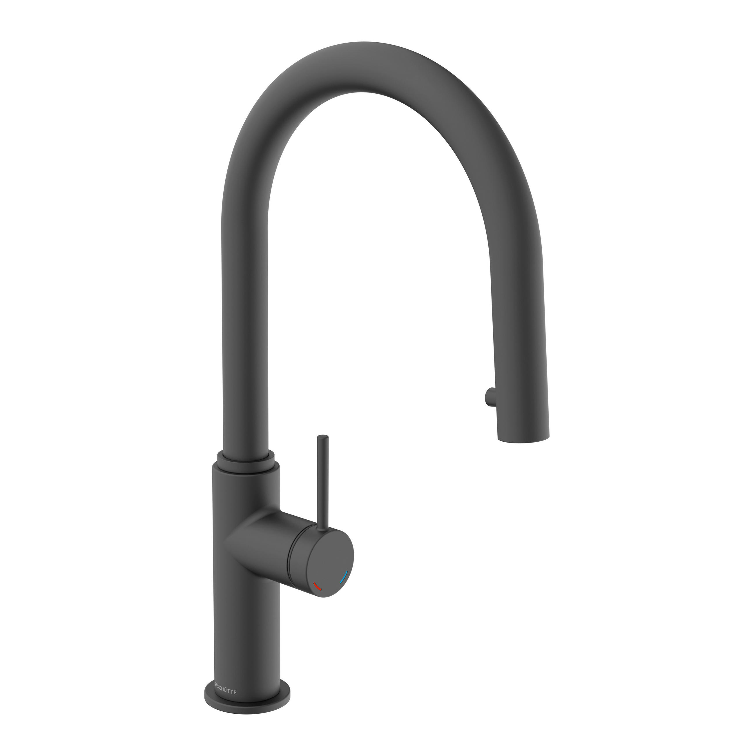 KÜCHENARMATUR  - Schwarz, Basics, Metall (5,5/43/26,5cm) - Schütte