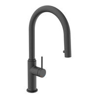 KÜCHENARMATUR  - Schwarz, Basics, Metall (5,5/43/26,5cm) - Schütte