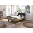 BETT 140/200 cm  in Eiche Artisan  - Eiche Artisan/Grau, Design, Holzwerkstoff/Textil (140/200cm) - Carryhome