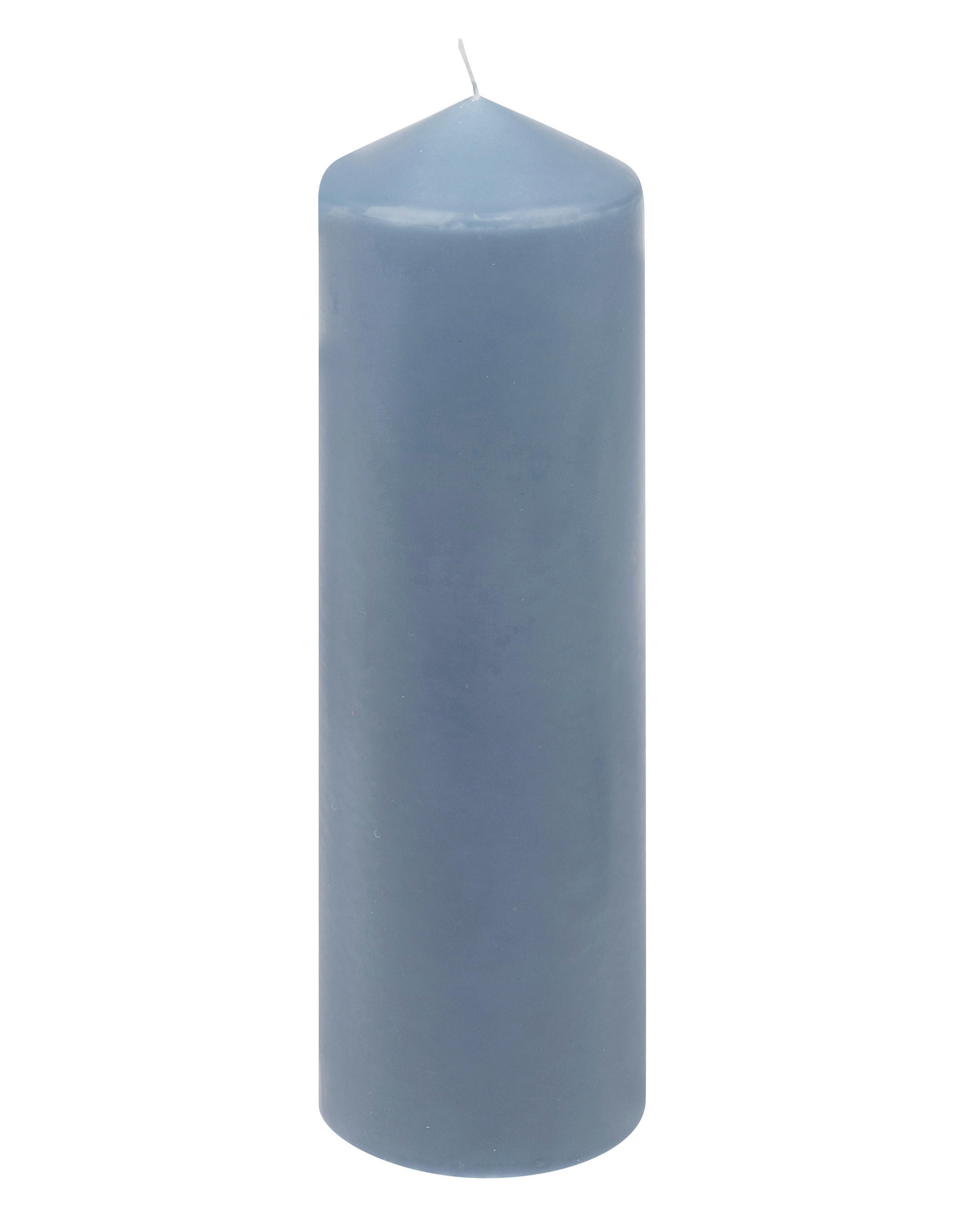 KERZE - Pastellblau, Basics, Paraffin (8,7/28,0cm) - Steinhart