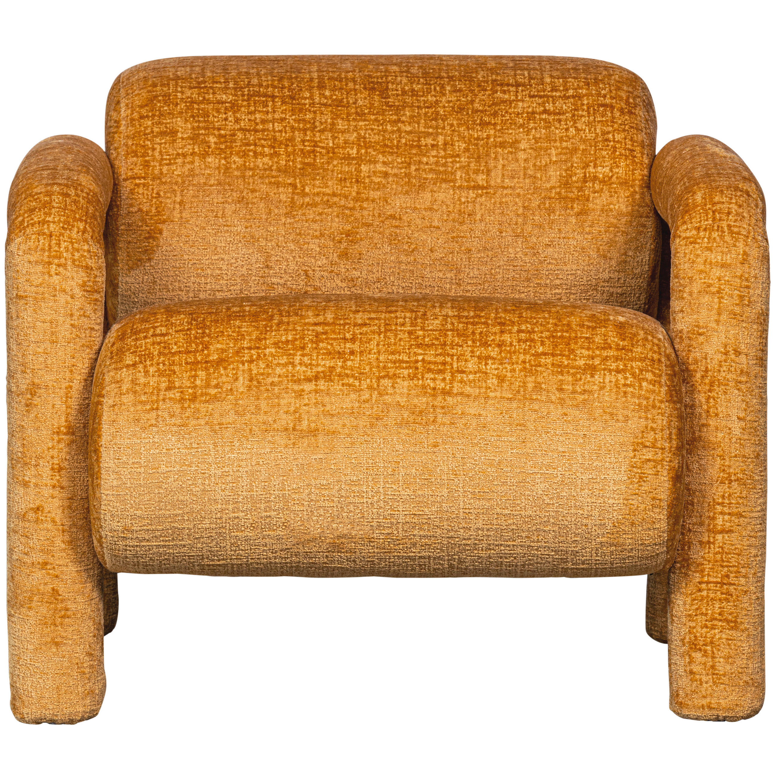 SESSEL in Samt Goldfarben  - Goldfarben, Design, Textil (76/65/82cm) - Livetastic