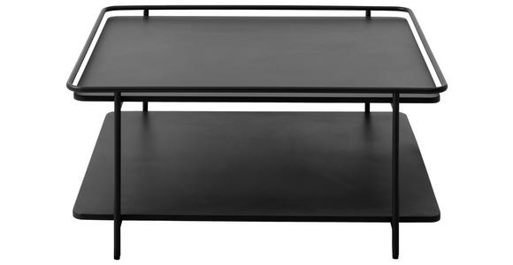 COUCHTISCH 75/75/34,3 cm rechteckig Schwarz - Schwarz, Basics, Metall (75/75/34,3cm) - Xora