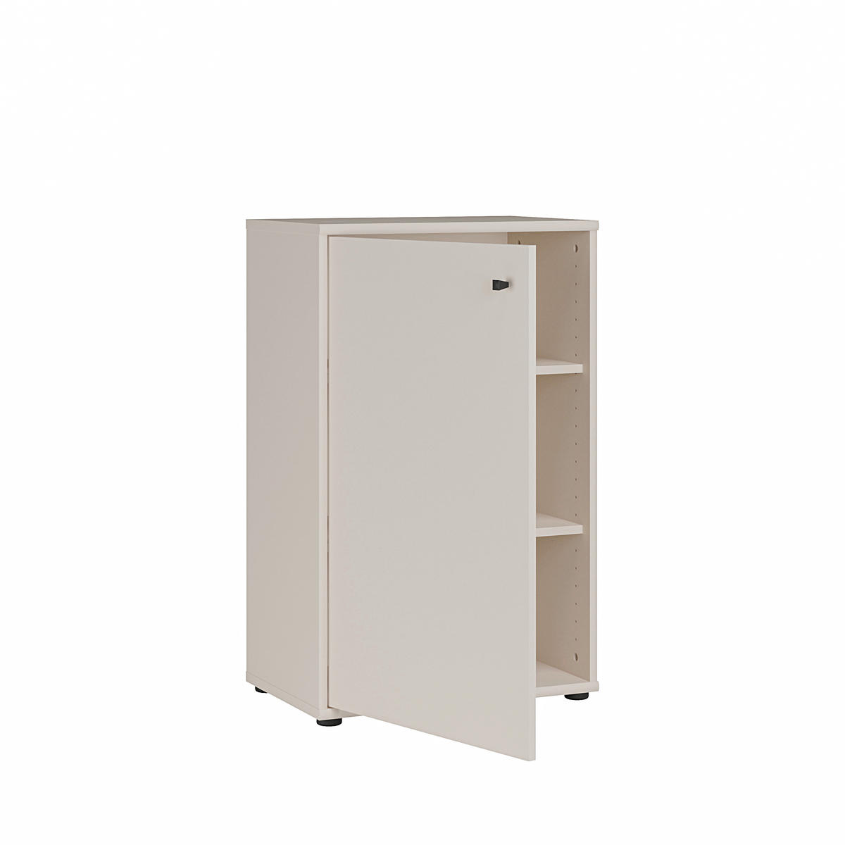 KOMMODE , 54/85,5/34,8 cm,  - Sandfarben/Schwarz, Design, Holzwerkstoff/Kunststoff (54/85,5/34,8cm)