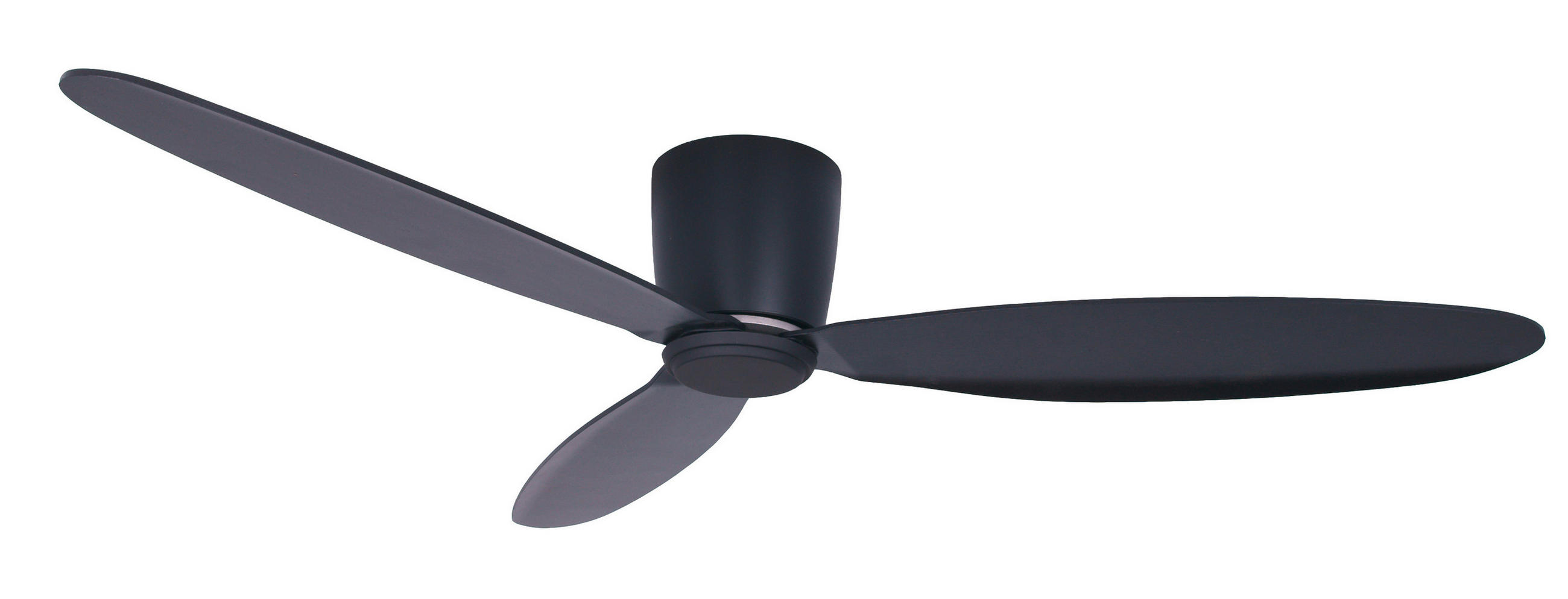DECKENVENTILATOR  132/19 cm    - Schwarz, Basics, Holzwerkstoff/Kunststoff (132/19cm) - P & B