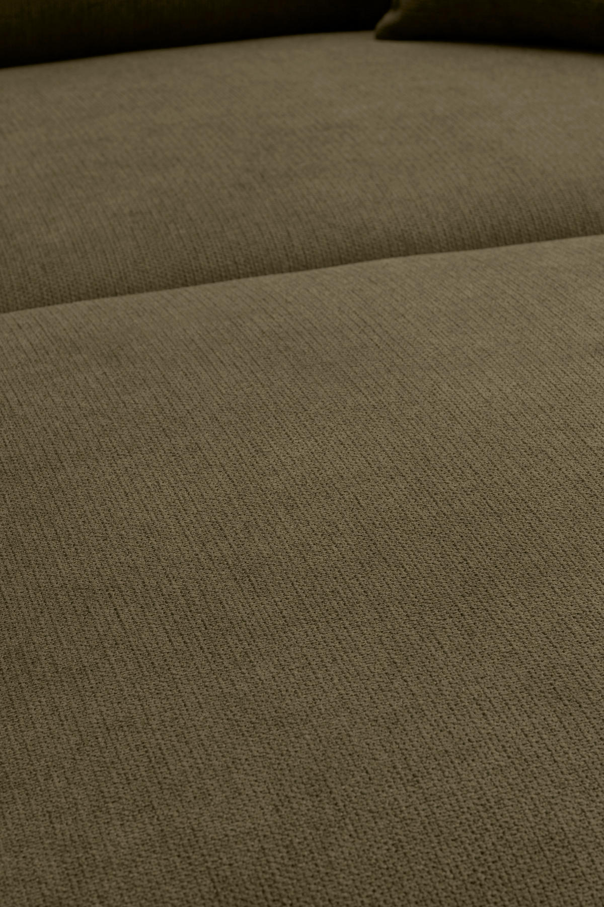 ECKSOFA Grün Webstoff  - Schwarz/Grün, KONVENTIONELL, Textil/Metall (304/196cm) - Hom`in