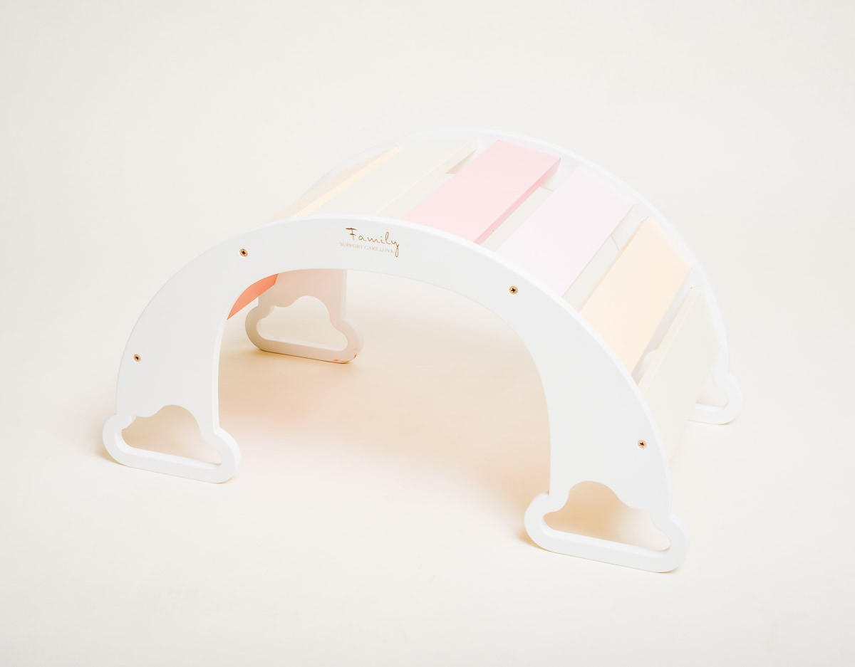 WIPPE  - Multicolor/Weiß, Basics, Holz (40/75/37cm)