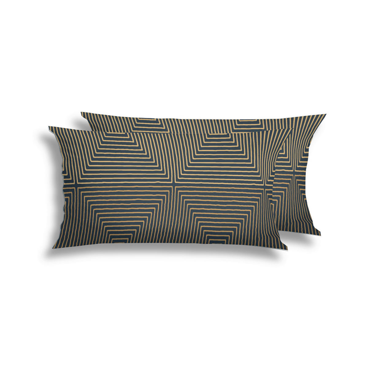 KOPFPOLSTERBEZUG 40/80 cm  - Dunkelblau, Design, Textil (40/80cm) - Florella