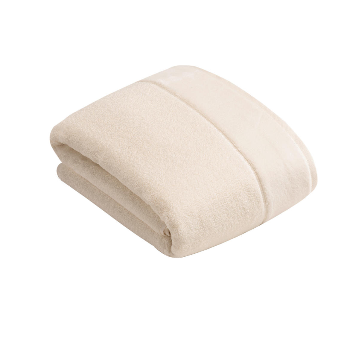 BADETUCH Pure Beige 100/150 cm  - Beige, Basics, Textil (100/150cm) - Vossen