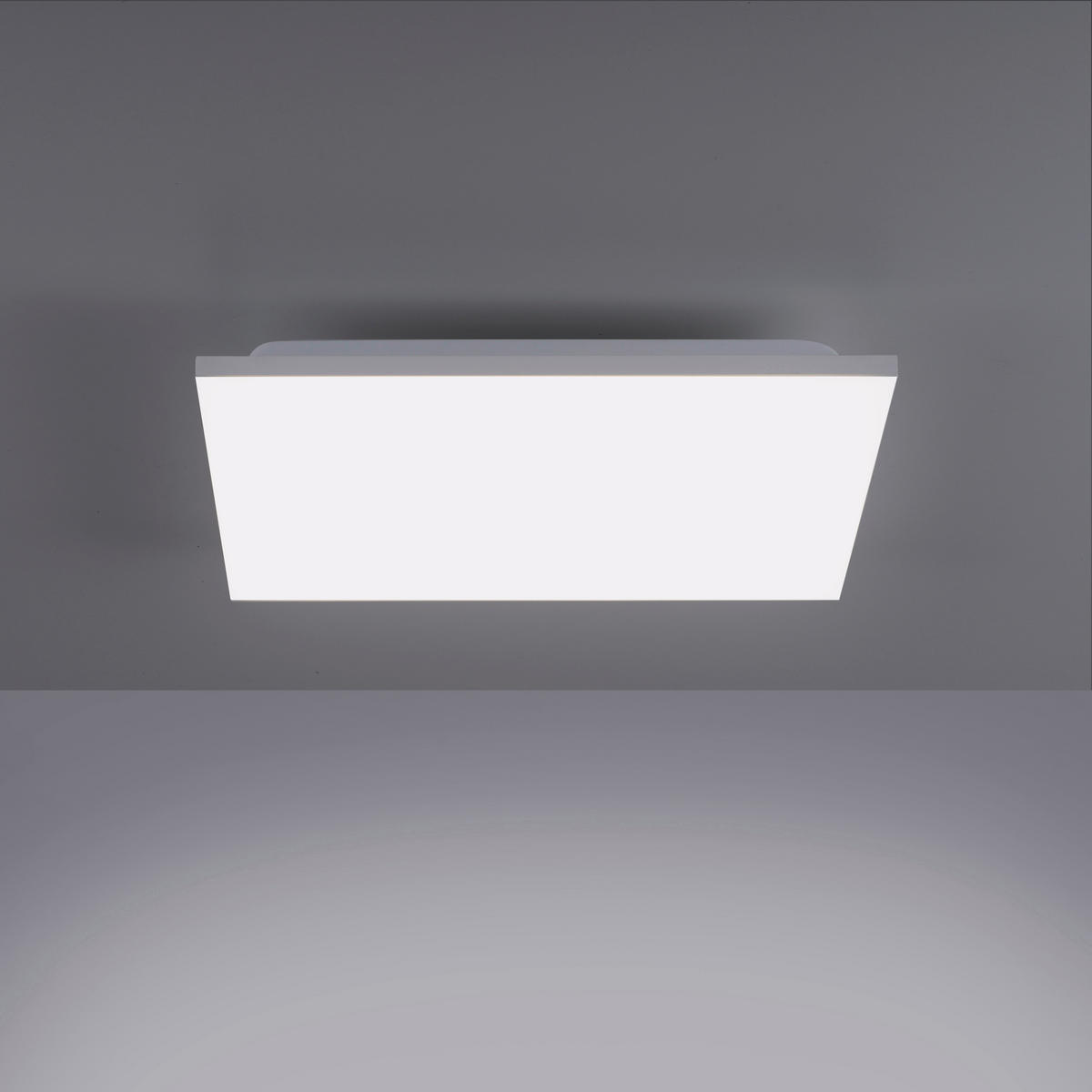 LED-DECKENLEUCHTE 45/45/7 cm   - Weiß, Design, Kunststoff/Metall (45/45/7cm)