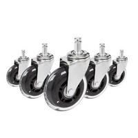 HJUL TILL SNURRSTOL  - silver/transparent, Basics, metall/plast (3,6/9,2/7,6cm) - MID.YOU