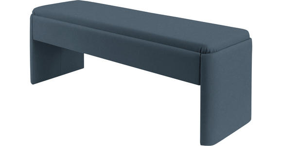 BOXSPRINGBETT 180/200 cm  in Blau, Hellgrau  - Blau/Hellgrau, Design, Textil/Metall (180/200cm) - Johann Jakob