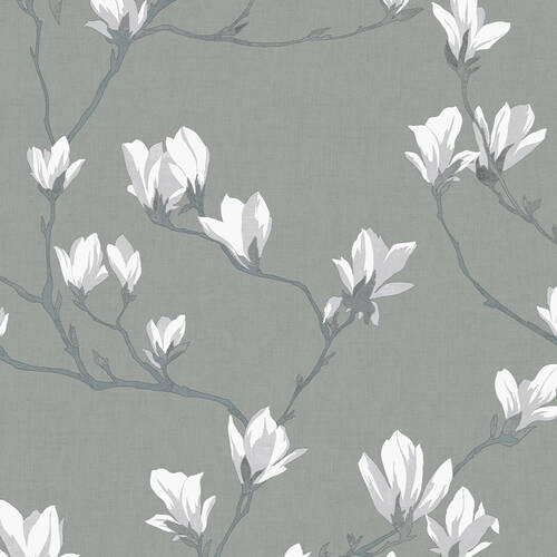 NON WOVEN-TAPET 52/1000 cm  - grå, Basics, papper/plast (52/1000cm)