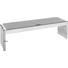 SITZBANK Mikrofaser Asteiche massiv Braun, Eichefarben - Eichefarben/Braun, Natur, Holz/Textil (170cm) - Linea Natura