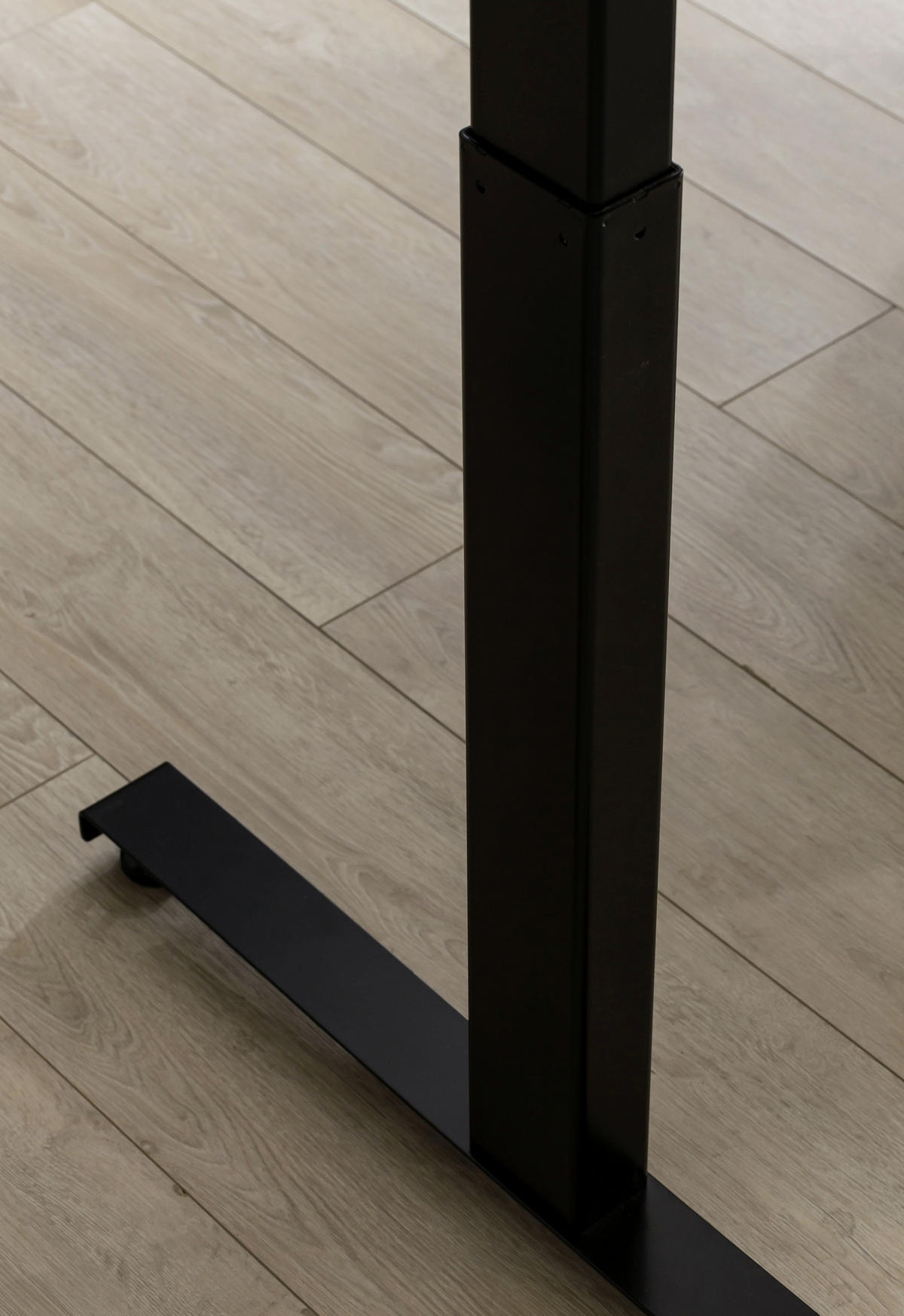SCHREIBTISCH  in Eichefarben  - Eichefarben/Schwarz, KONVENTIONELL, Holzwerkstoff/Metall (160/70,5-117/75cm) - MID.YOU
