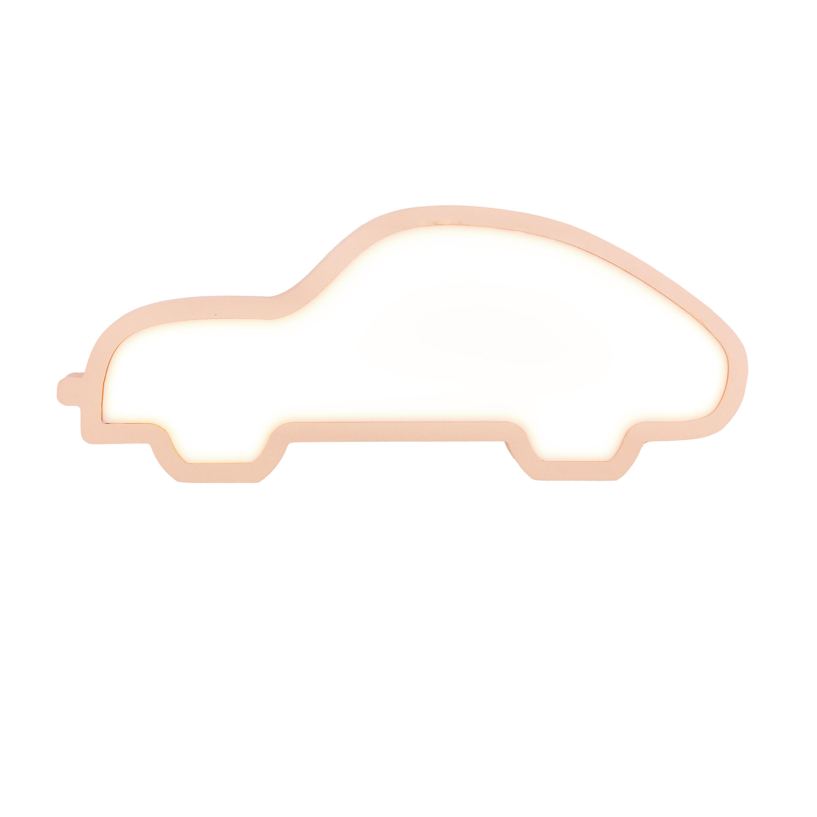 KINDERTISCHLEUCHTE Car  - Pink, Basics, Holzwerkstoff/Kunststoff (35/3.5/14cm)