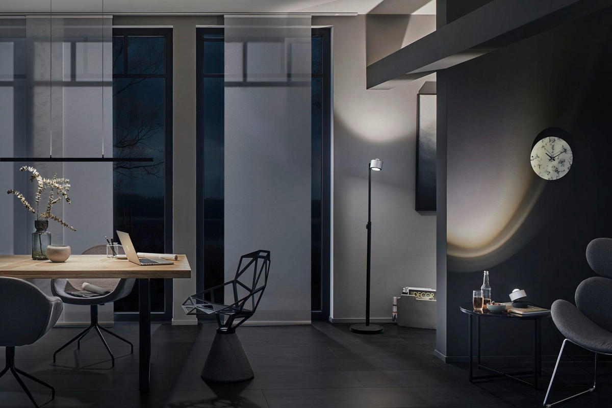LED-HÄNGELEUCHTE 100/150 cm  - Schwarz, Design, Kunststoff/Metall (100/150cm) - Paulmann