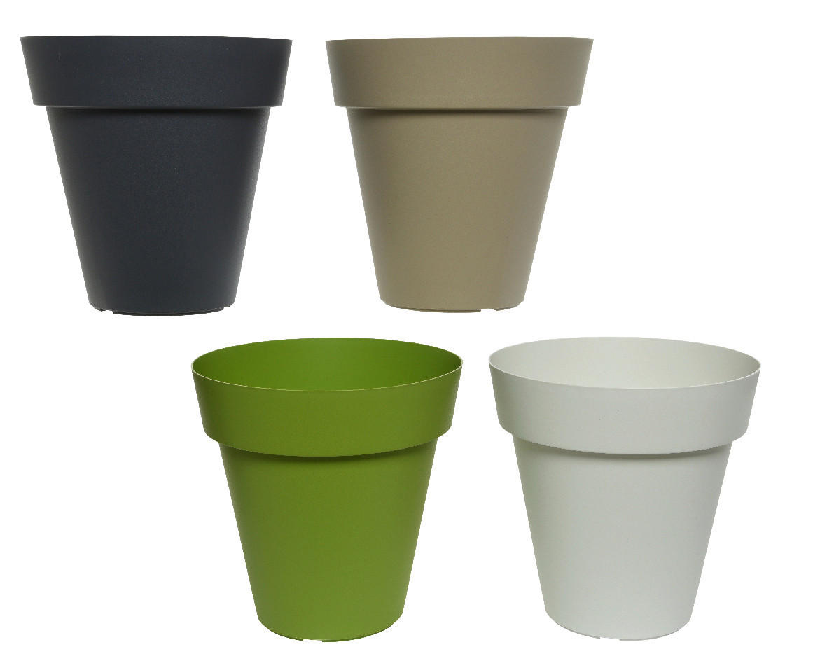 SAKSIJA ZA BILJE  plastika  - siva/zelena, Osnovno, plastika (30/30cm)